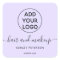 Logo lavender simple pastel purple hair makeup