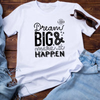 Logo Lettering Dream Big Make it Happen Business