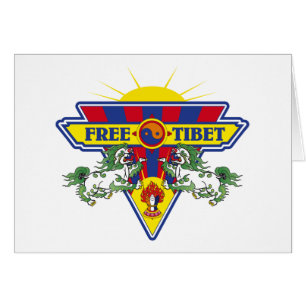 Logo libre de drapeau du Thibet