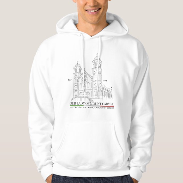 Logo ligne OLMC Hommes Sweat - shirt à capuche de  (Devant)