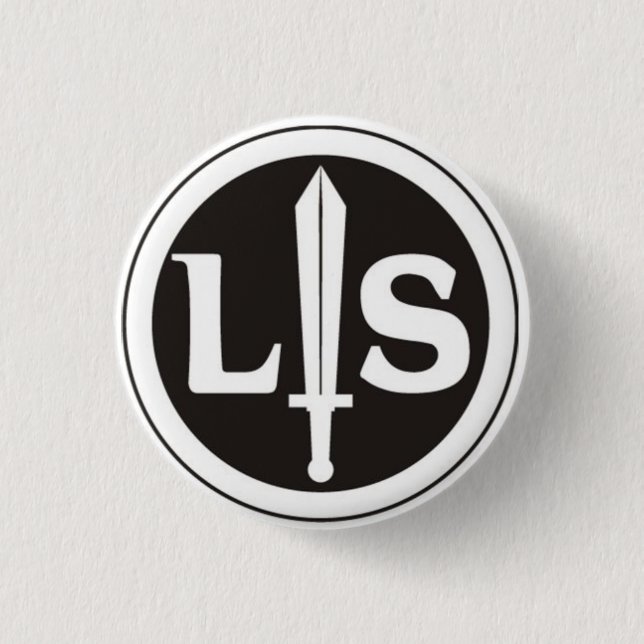 logo lotta studentesca 1 inch round button (Front)