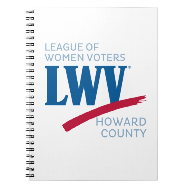 Logo LWVHC Carnet spiral (Devant)