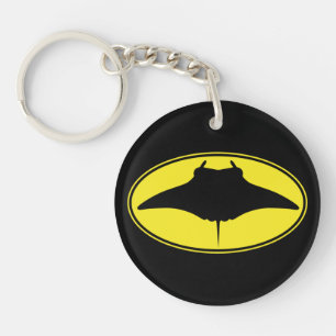 Logo Manta Ray Keychain