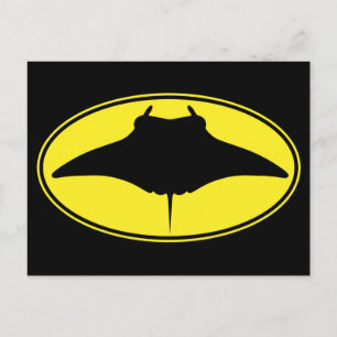 Logo Manta Ray Postcard