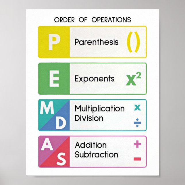 Logo Math Pour Poster Classique Lycée (Devant)