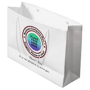 Logo Merci d'affaires Sacs d'achat personnalisés
