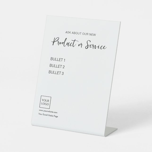 Logo Minimal Business Sign (Front)