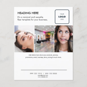 Logo Minimal Photo Business Marketing Flyer