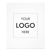 Logo Minimal Photo Business Marketing Flyer (Back)