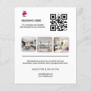 Logo Minimal Photo Business Marketing Flyer