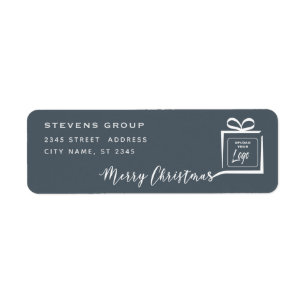 Logo Minimalist gift Merry Christmas