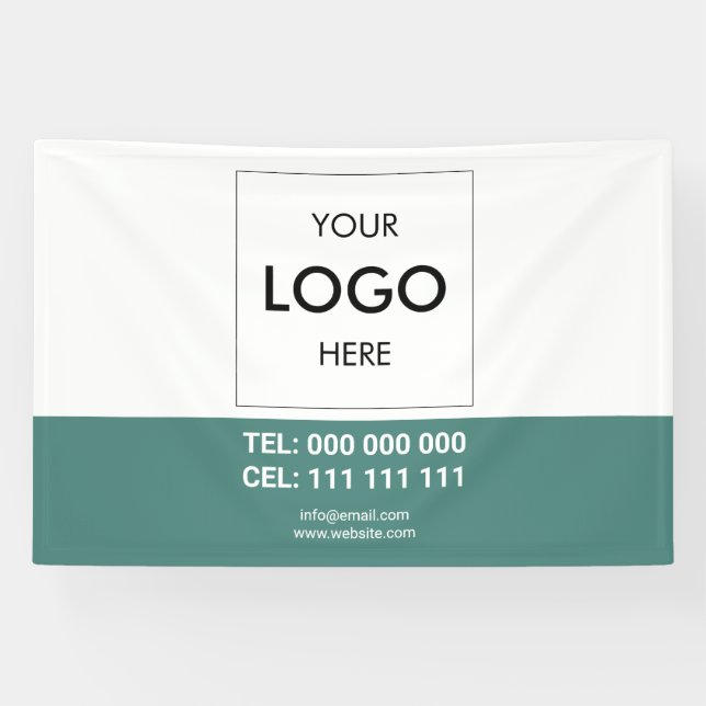 Logo Minimalist Professional Business Banner (Horizontal)