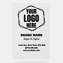 Logo minimaliste moderne de marque commerciale est