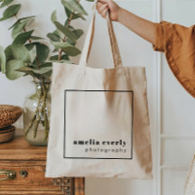 Logo minimaliste moderne Sac fourre-tout de marque