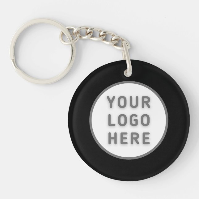 Logo Modèle Business Promo Simple Noir Acrylique (Devant)