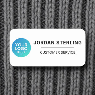 Logo Modern Company Corporate Professional Name Tag