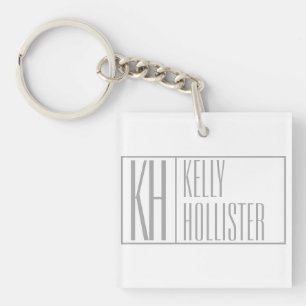 Logo Moderne Grey Initiales & Nom