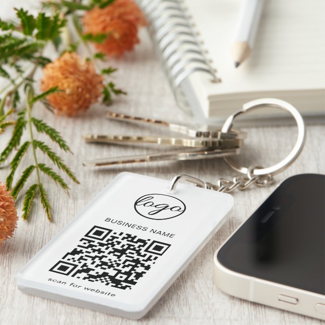 Logo moderne simple QR Code Entreprise (Devant droit)
