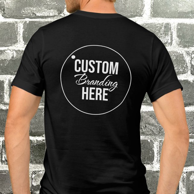Logo moderne simple Tshirt Homme noir (logo black t-shirt)