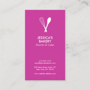 LOGO MODERNE WHISK & SPOON sur Carte de visite BER