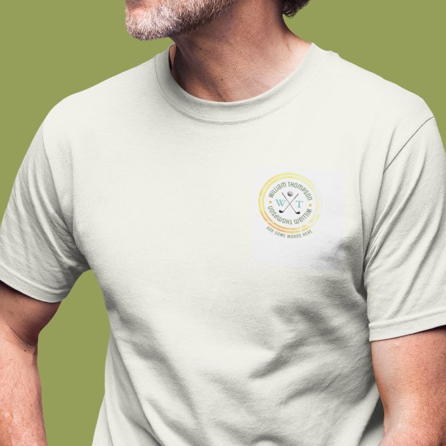 LOGO Monogram for golf players T-Shirt (Creator Uploaded)