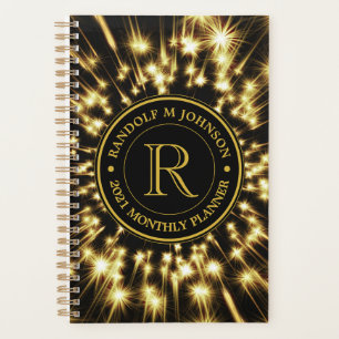Logo Monogramme 2021 Étoiles de tir Or Noir