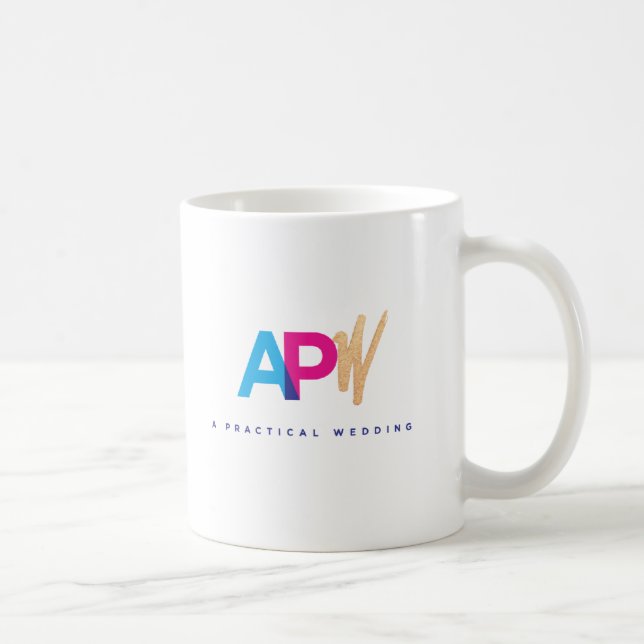 Logo Mug by A Practical Wedding (Right)