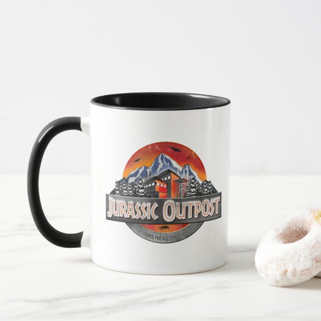 Logo Mug 'Dominion Style' de l'avant-poste jurassi (Avec donut)