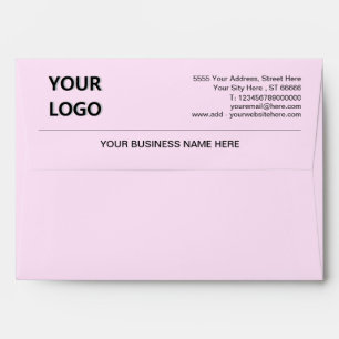 Logo Name Address Colours Modern Business Envelope