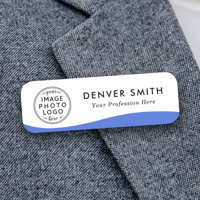 Logo name title blue wave white modern tag (Logo name title blue wave white modern tag)