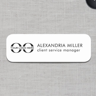 Logo Name Title Name Tag