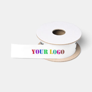 Logo Name Website Promotional Company Satin Ribbon