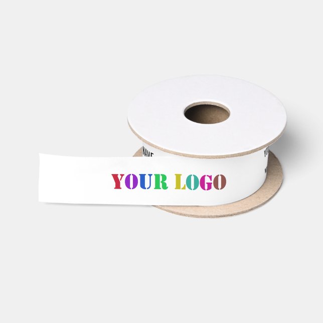 Logo Name Website Promotional Company Satin Ribbon (Spool)