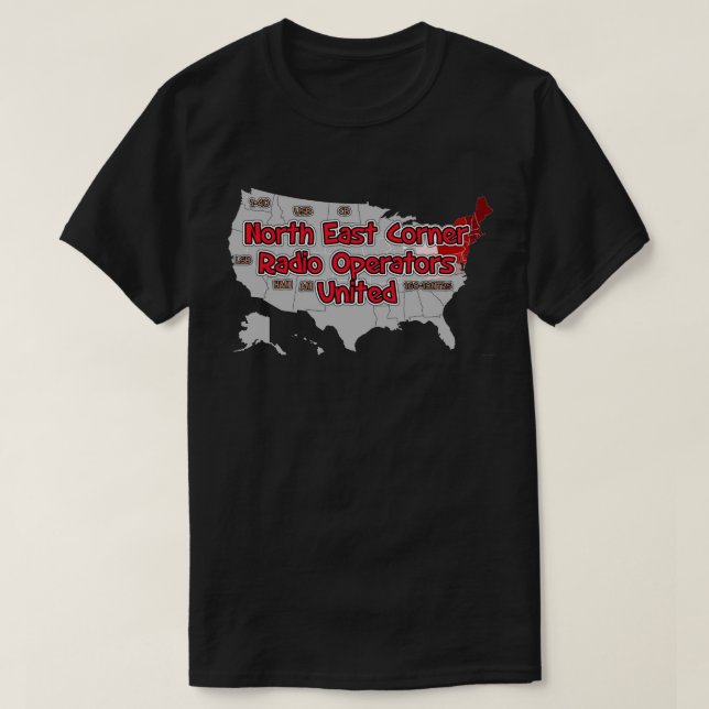 LOGO NEC T-SHIRT NOIR (Design devant)