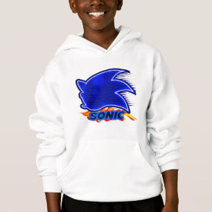 Logo Neon Sonic Flame – Illustration de jeu haute