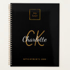 Logo noir or monogramme moderne entreprise 2023