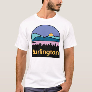 Logo of Burlington, Vermont Sticker T-Shirt