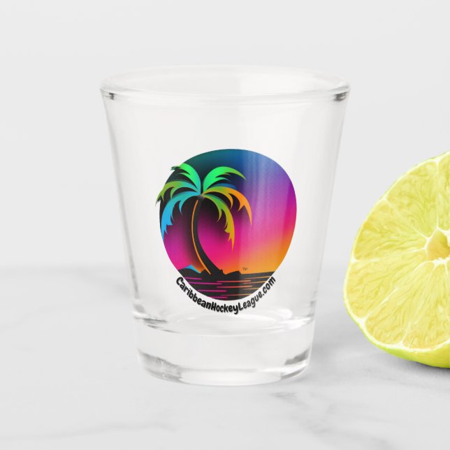 Logo officiel CaribbeanHockeyLeague.com Verre de t (Devant)