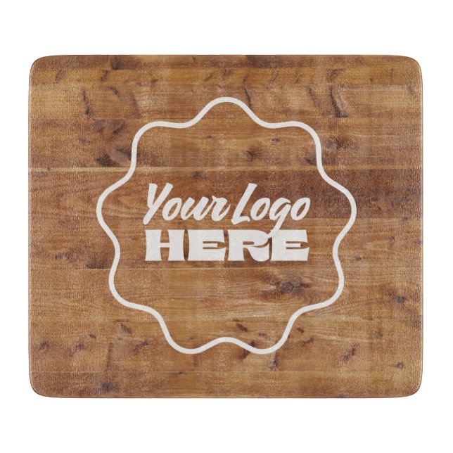 LOGO or GRAPHIC | Custom Glass Cutting Board (Front)