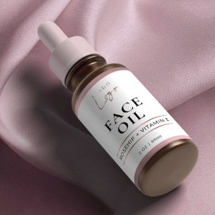 Logo Or Rose moderne 2OZ Cosmetic Skincare Botte