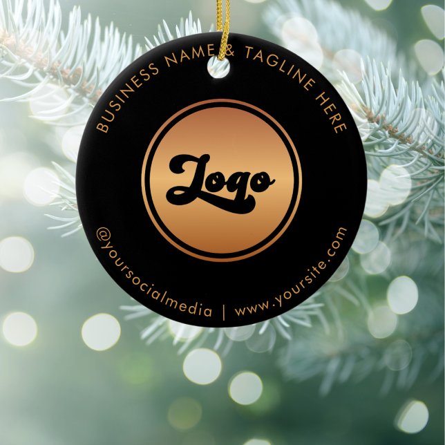 Logo Or & Texte Personnalisé Ornement Professionne (Créateur téléchargé)