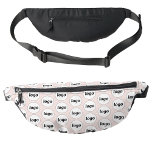 Logo Pattern Promotional Business Blush Pink Fanny Pack<br><div class="desc">Add your own logo to this design.  Minimalist and professional.  Great for a promotional product for your employees,  staff,  clients and customers. Ideal for trade shows,  outdoor corporate events and giveaways. For other versions,  see the collection.</div>