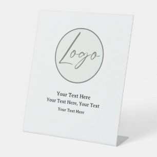 Logo Pedestal Sign