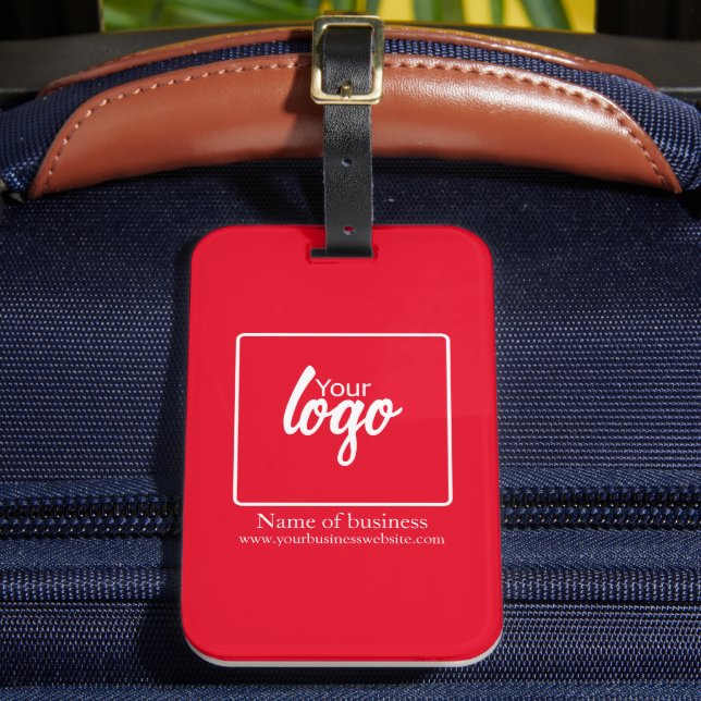 Logo Personalized Business Luggage Tag (Front Insitu 2)
