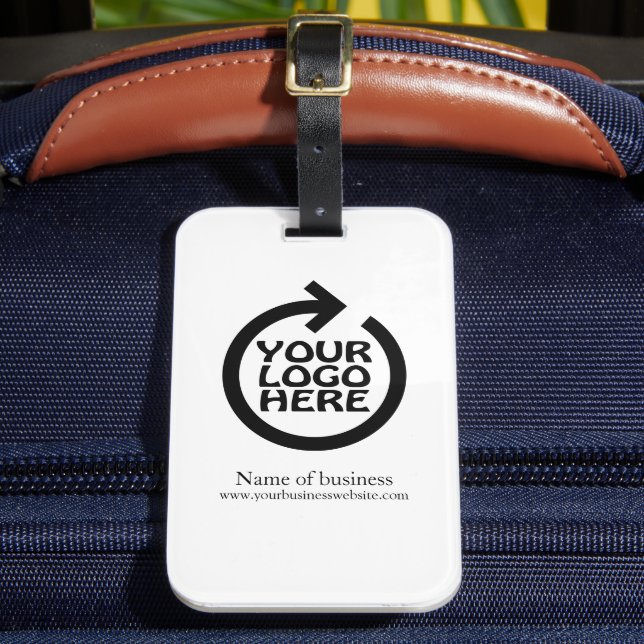 Logo Personalized Business Luggage Tag (Front Insitu 2)