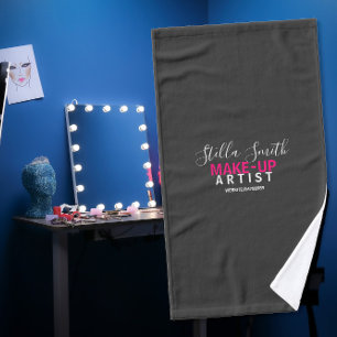 logo Personalized Makeup Artist Standard Hand Towel