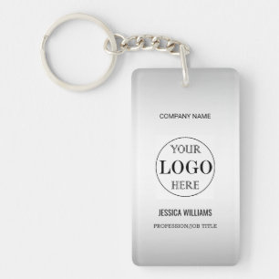 Logo personnalisé Arrière - plan gris flou