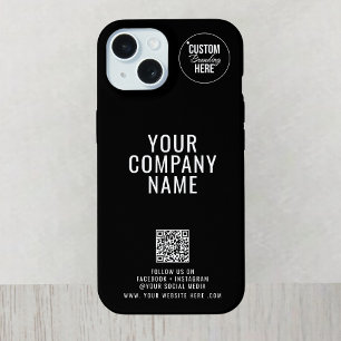 Logo personnalisé au dos du code QR des médias soc