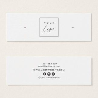 Logo Personnalisé ・ Boucles d'oreilles Boucles d'o