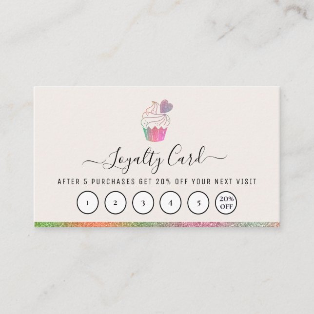 logo personnalisé boulangerie carte de fidélité pr (Devant)